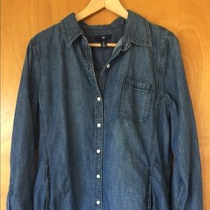 Gap Denim Midi Dress